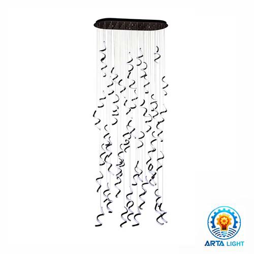 لوستر ۵۶ شعله کد L6428 56BK