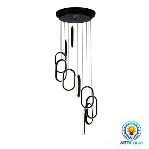 چراغ آویز کد L6407/10BK