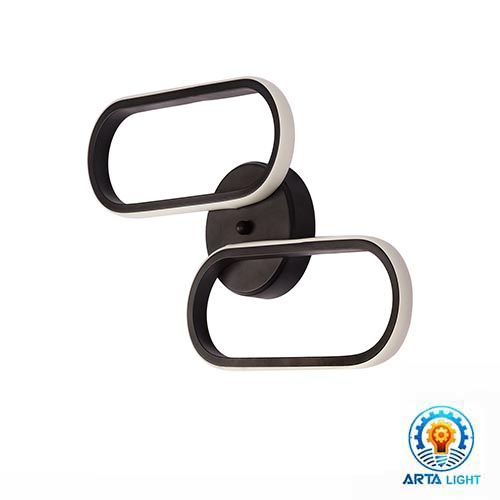 چراغ دیواری مدرن کد L6407/2BK