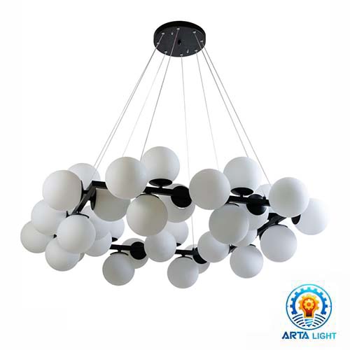 لوستر ۳۶ شعله کد A1239 36 لوستر ۳۶ شعله کد A1239/36