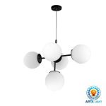 لوستر ۵ شعله کد A1257/5-G.WT طلایی