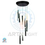 چراغ آویز مدرن کد L6406 10BK