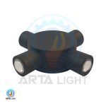 چراغ دکوراتیو چهار طرفه گرد لوله بلند (4 وات)